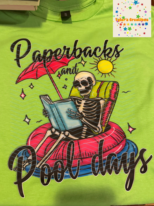 Paperbacks & Pool Days T-Shirt