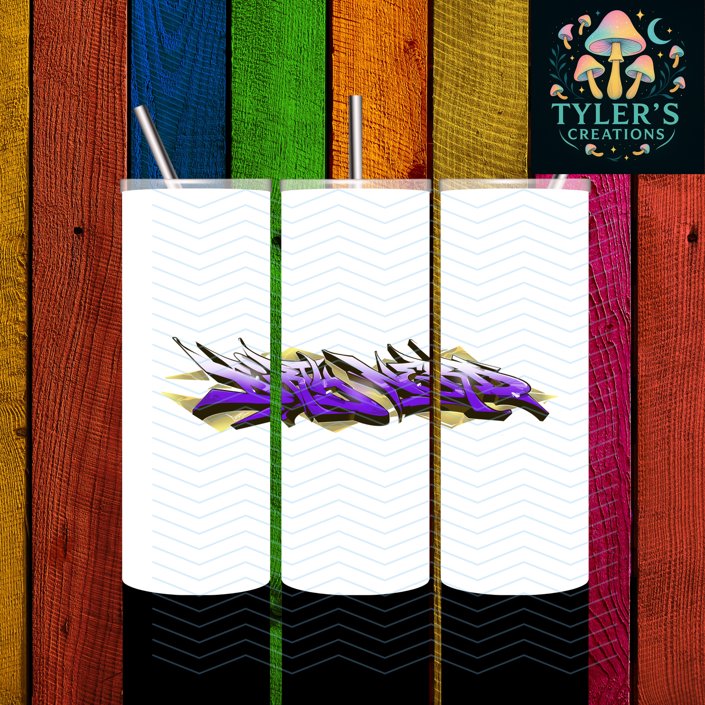 Dirty Nerd Graffiti Tumbler