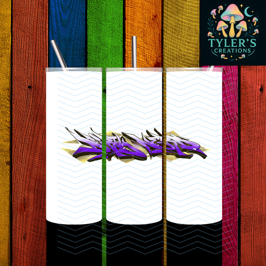 Dirty Nerd Graffiti Tumbler