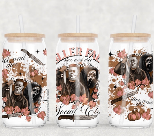 Killer Fall Social Club Glass Cup