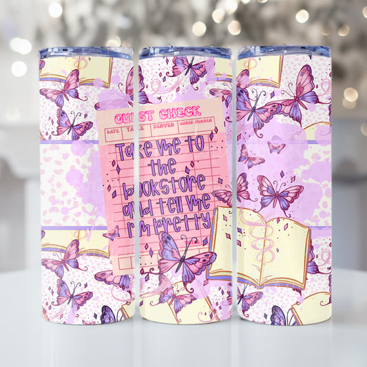 20oz Pastel “Take Me To The Book Store” Tumbler