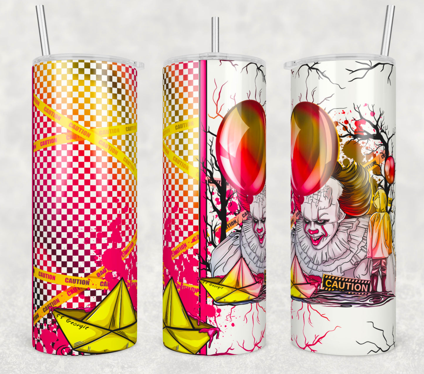 20oz Scary Clown Tumbler