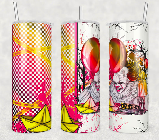 20oz Scary Clown Tumbler
