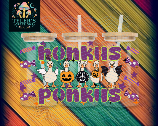 Honkus Ponkus Goose glass cup