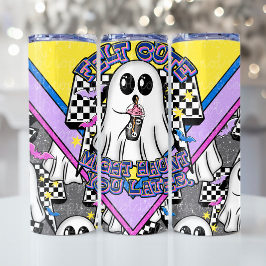 20oz Ghost Felt Cute Tumbler